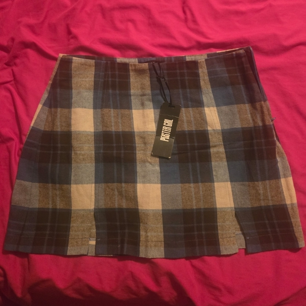 POSTER GIRL Blue A-line Mini Skirt